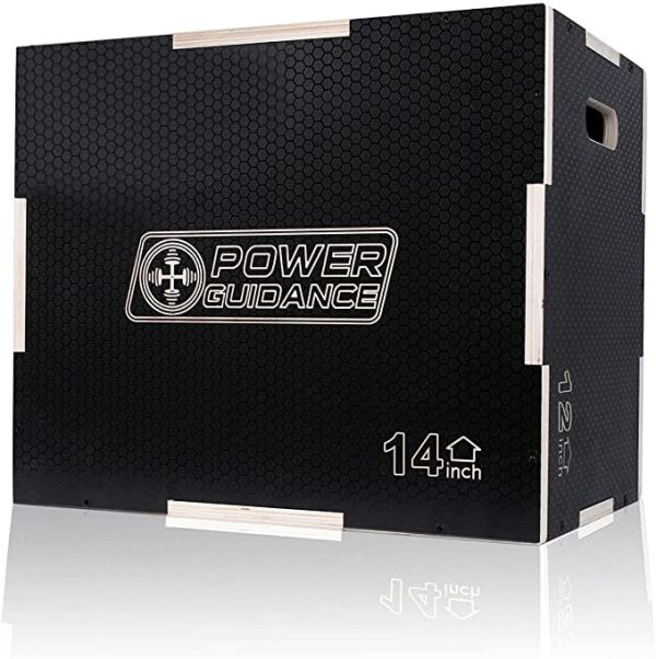 POWER GUIDANCE 3 in 1 Wood Plyo Box Jump Box – Prime Sportive